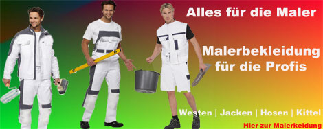 Malerbekleidung für Profis