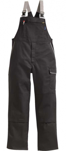 Latzhose Pionier Cotton Image schwarz 2164