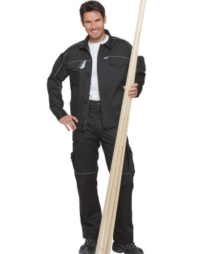 Schwarze Arbeitsbundhose PKA
