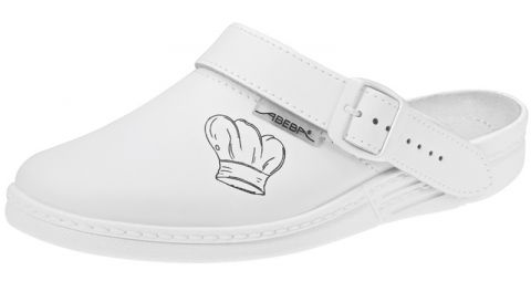 Abeba Clogs Kochmuetze Motiv 7205
