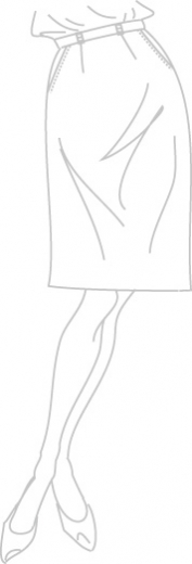 Damenrock Stretch