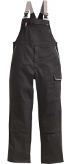 Latzhose Pionier Cotton Image schwarz 2164