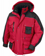 Winterjacke rot