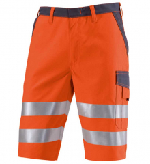 BP Warnschutz-Shorts orange dunkelgrau