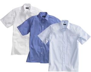 Pionier Business-Hemden 100% Baumwolle Halbarm