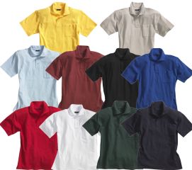 Poloshirt Pionier Brusttasche 9 Farben
