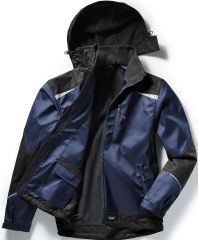 Pionier Softshelljacke marine/schwarz