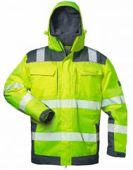 Warnschutzjacke 2in1 Elysee gelb/grau