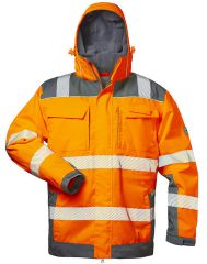 Warnschutzjacke 2in1 Elysee orange/grau