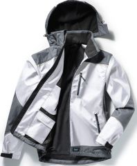 Maler Softshelljacke Pionier weiss/grau