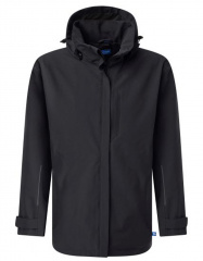 Schwarze Wetterjacke Damen/Herren unisex New Pionier 83030