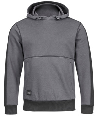 Grauer Kontrast Hoodie 4PROTECT� 3977 Brand-Hoodie grau/schwarz unisex