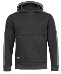Schwarzer Kontrast Hoodie 4PROTECT� 3978 Brand-Hoodie schwarz/grau unisex