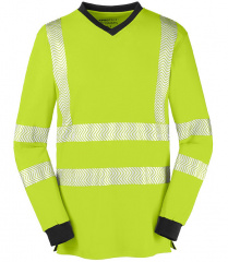 Warnschutz-UV-Langarm-Shirt gelb JACKSONVILLE 4PROTECT� 3437