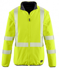 Gelbe Warnschutz-Softshellwendejacke RENO 4PROTECT� 3418