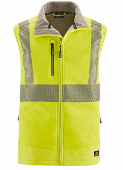 Gelbe Warnschutz-Softshellweste PARAMUS leuchtgelb 4PROTECT� 3425