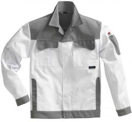Pionier Malerjacke wei/grau COLOR WAVE