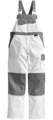 Maler Latzhose New Pionier COLOR WAVE weiss/grau