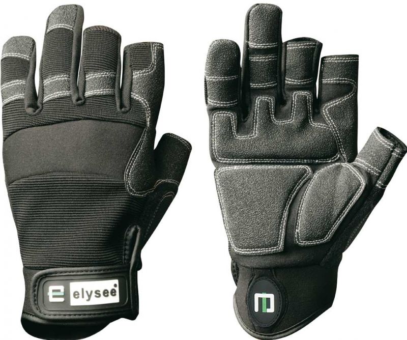 Handschuhe Handfläche & Fingerspitzen beschichtet Automobilelektronik Logistik Lager schwarz