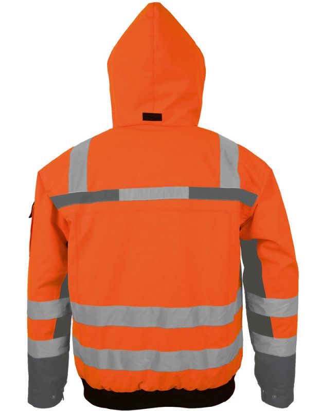 Orange Winter-Warnschutz-Pilotenjacke PKA | Arbeitsjacken