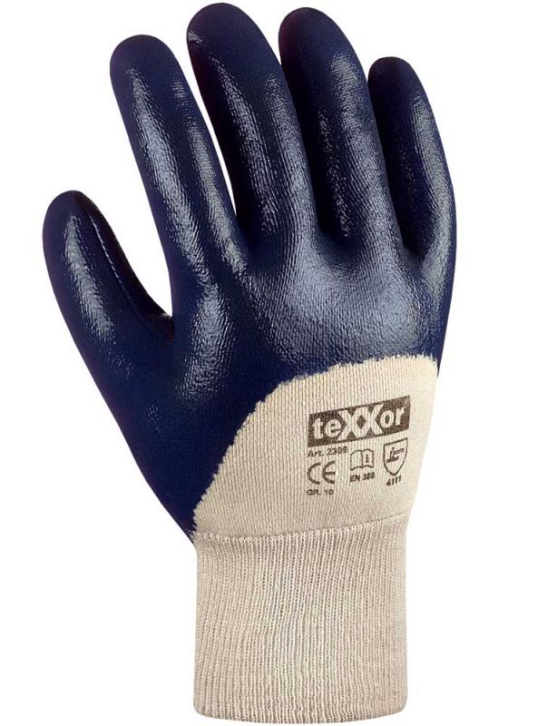 8,9,10 Nitril Handschuhe Blau 1354 Nitrilhandschuhe Stulpe Arbeitshandschuhe Gr 