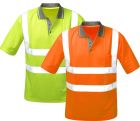 Warnschutz Poloshirt L orange