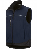 Softshellweste blau