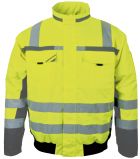 Gelbe Winter-Warnschutz-Pilotenjacke PKA