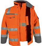 Winter-Warnschutz-Parka 3 in 1 orange PKA