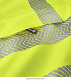 Warnschutz-Wetterschutz-Jacke-Parka TAMPA orange und gelb 4PROTECT�