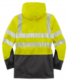 4PROTECT Warn-Wetterschutz-Jacke TAMPA orange und gelb