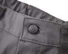 Graue Workwear Arbeitsbundhose PSA Stretch-Arbeitshose grau/rot 4PROTECT� 3053