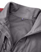 Grau rote Workwear Bundjacke Elastik Arbeitsbundjacke grau/rot 4PROTECT� 3013