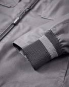 Graue Workwear Bundjacke Elastik Arbeitsbundjacke grau/schwarz 4PROTECT� 3017