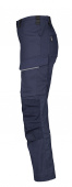 Blaue Workwear Damen-Arbeitsbundhose PSA Stretch-Arbeitshose Navy/navy 4PROTECT� 3651