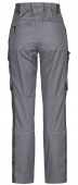 Graue Workwear Damen-Arbeitsbundhose PSA Stretch-Arbeitshose grau/schwarz 4PROTECT� 3657