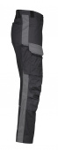 Schwarze Workwear Damen-Arbeitsbundhose PSA Stretch-Arbeitshose schwarz/grau 4PROTECT� 3658