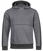 Grauer Kontrast Hoodie 4PROTECT� 3977 Brand-Hoodie grau/schwarz unisex