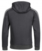 Schwarzer Kontrast Hoodie 4PROTECT� 3978 Brand-Hoodie schwarz/grau unisex