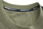 Brand-T-Shirt Kontrast olive/schwarz 4PROTECT� 3950 Unisex