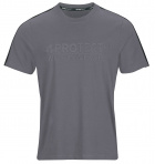 Graues Brand-T-Shirt Kontrast grau/schwarz 4PROTECT� 3957 Unisex