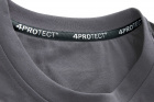 Graues Brand-T-Shirt Kontrast grau/schwarz 4PROTECT� 3957 Unisex
