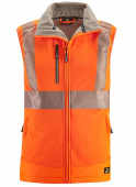 Orange Warnschutz-Softshellweste PARAMUS leuchtorange 4PROTECT� 3420