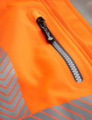 Orange Warnschutz-Softshellweste PARAMUS leuchtorange 4PROTECT� 3420