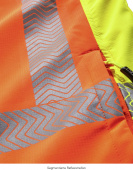 Orange Warnschutz-Softshelljacke HOUSTON 4PROTECT� 3470