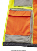 Orange Warnschutz-Softshelljacke HOUSTON 4PROTECT� 3470