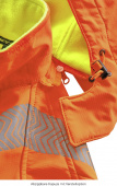 Orange Warnschutz-Softshelljacke HOUSTON 4PROTECT� 3470