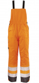 Warn-Winter-Wetterschutz-Latzhose leucht-orange/grau ATLANTA 4PROTECT� 3480