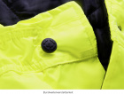 Gelbe Warn-Winter-Wetterschutz-Latzhose leucht-gelb/grau ATLANTA 4PROTECT� 3485