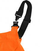 Orange Warnschutz-Latzhose ALABAMA 4PROTECT� 3830 leuchtorange/grau